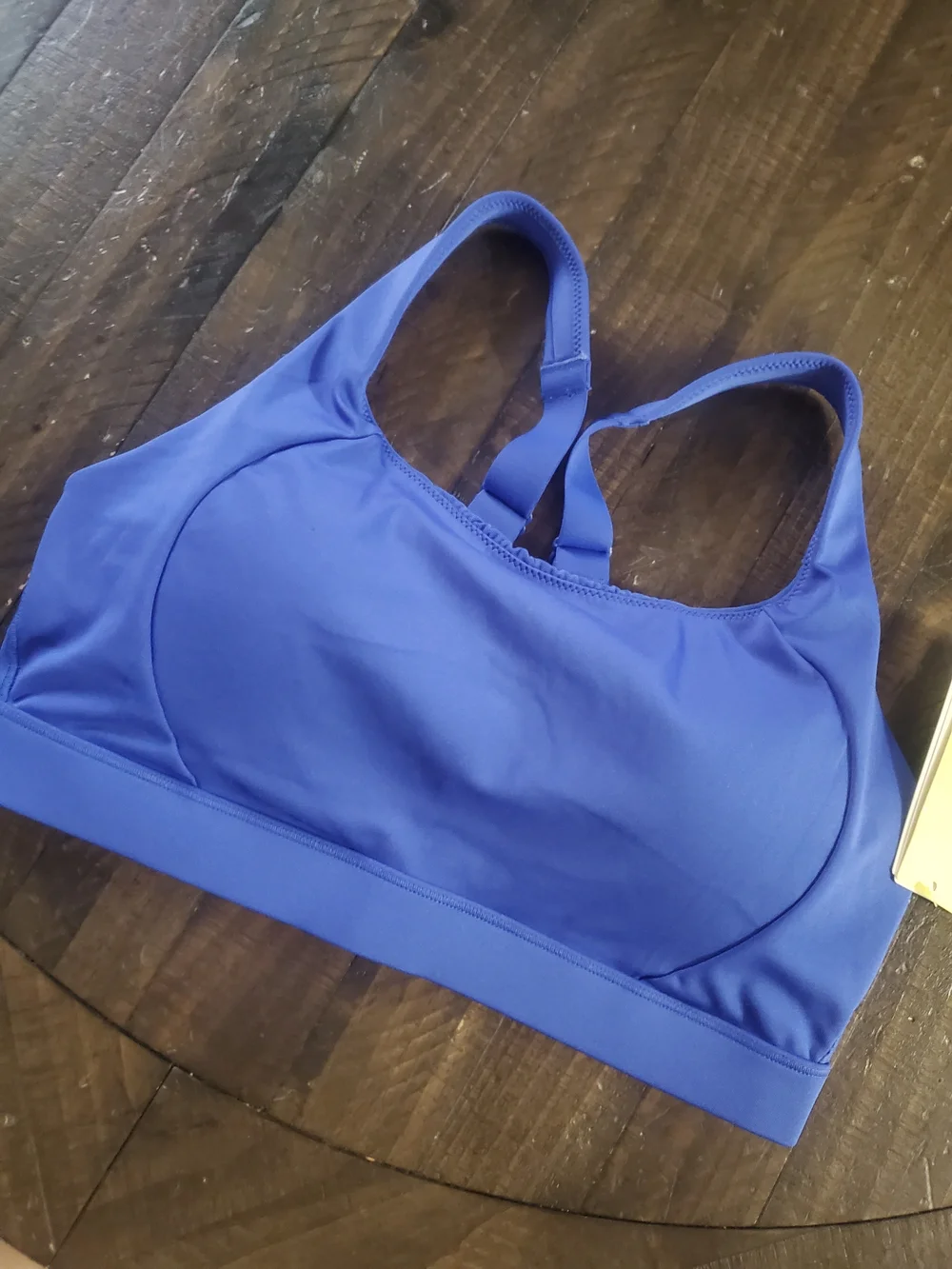 all in motion Royal Blue Support Crop Sports Bra